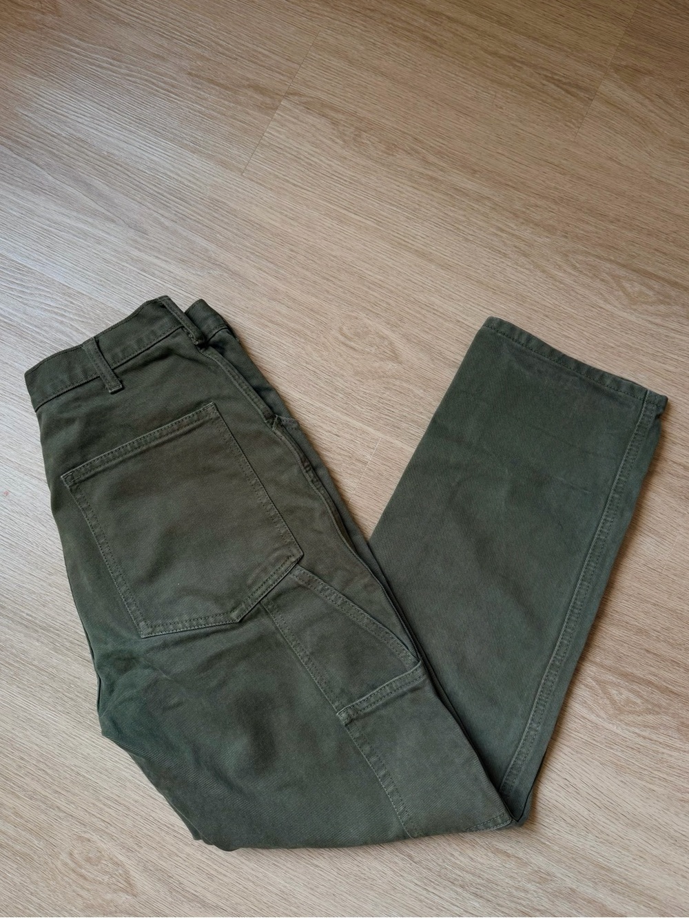 Brandy Melville Olive Green Straight Leg Pants